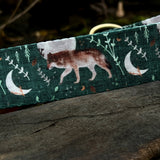 Autumn 2025 Moonlit Wolves Dog Collar, Wolves Dog Collar, Canadian Dog Collar