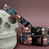 Skulls and Roses Dog Collar - Autumn Equinox Collection 2023