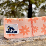 Spring 2022 Lake Life: May Flowers, daisy dog collar, Spring Dog Collar, Water Resistant Dog Collar, dog collar available in 3/4, 1" and 1.5"