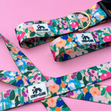 Summer 2026 Striped Dog Collar, The Seasonal Edit, Lily Pad Floral Dog Collar, Floral Dog Collar