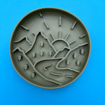 Silicone Lick Mat or Silicone Slow Feeder - Mountain Lick Mat