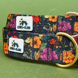 Autumn 2026 Floral Dog Collar, Autumn Wildflowers Dog Collar