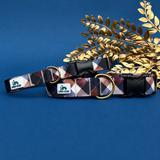 Winter 2026 Winter Dog Collar Ashford Plaid, Plaid Winter Dog Collar