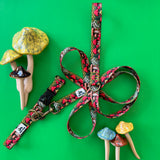 Spring 2026 Dog Collar, Mushroom Dog Collar, Spring Fungi Dog Collar, Toadstool Dog Collar