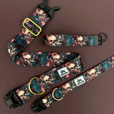 Skulls and Roses Dog Collar - Autumn Equinox Collection 2023