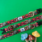 Spring 2026 Dog Collar, Mushroom Dog Collar, Spring Fungi Dog Collar, Toadstool Dog Collar