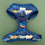 Small Dog Harness, Lewis & Clark Pass, Scenic Mountain Harness for Small Dogs