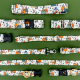 Wanderlust, Autumn Equinox Collection: 1" and 1.5" widths, mountain dog collar, Scandinavian Mountain Dog Collar, Adventure Dog Collar
